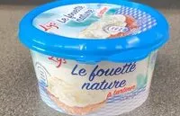 Mängden socker i La fouette nature