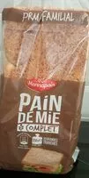 Mängden socker i Pain de mie complet