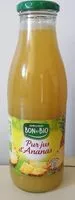 Mängden socker i Pur jus ananas bio bon et bio