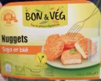 Mängden socker i Nuggets soja & blé