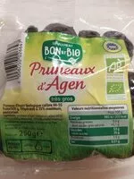 Mängden socker i Pruneaux d'Agen