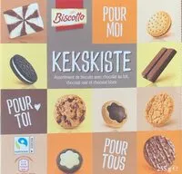 Mängden socker i assortiment de biscuits