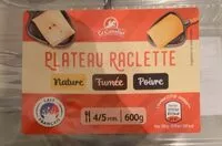 Mängden socker i plateau raclette