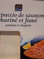 Mängden socker i Carpaccio de saumon mariné et fumé
