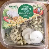 Mängden socker i Salade Serpentini Chèvre Noix et Tomates Cerise