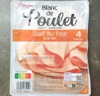 Mängden socker i Blanc de poulet Doré au four 100% Filet