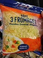 Mängden socker i Râpé 3 fromages
