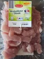Mängden socker i Médaillons de dinde