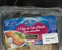 Mängden socker i Colin d'Alaska façon meunière