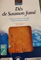 Mängden socker i Dés de saumon fumé