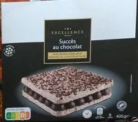 Mängden socker i Succès au chocolat