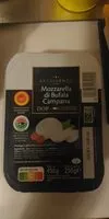 Mängden socker i Mozzarella di Bufala Campana