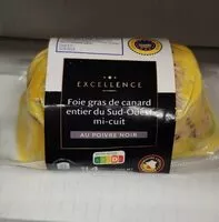 Mängden socker i Foie gras de canard entier du Sud-Ouest mi-cuit