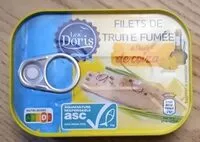 Mängden socker i Filets de truite fumée à l'huile de colza