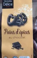 Mängden socker i Pains d’épices au chocolat