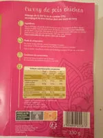 Mängden socker i Curry de pois chiches