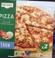 Mängden socker i Pizza thon
