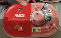 Mängden socker i Sorbet fraise
