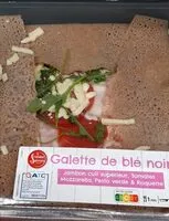 Mängden socker i Galette de blé noir