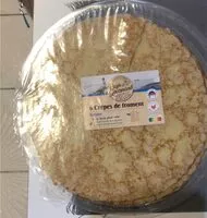 Mängden socker i 6 crépes de froment
