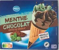 Mängden socker i Menthe chocolat pépites de chocolat