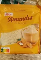 Mängden socker i Poudre d'amandes