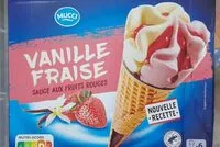 Mängden socker i Vanille fraises sauce aux fruits rouges