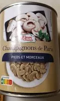 Mängden socker i Champignons de paris