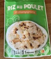 Mängden socker i Riz au poulet et champignons