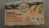 Mängden socker i Yaourt au lait entier des Alpes