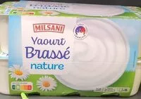 Mängden socker i Yaourt brassé nature