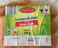 Mängden socker i Escalope de dinde tomate basilic