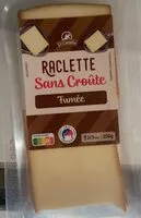 Mängden socker i Raclette sans croûte fumée