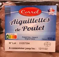 Mängden socker i Aiguillettes de poulet