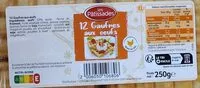 Mängden socker i 12 gaufres aux œufs