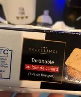 Mängden socker i Tartinable foie gras