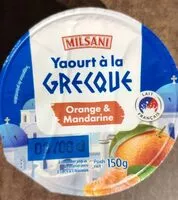 Mängden socker i Yaourt à la grecque Orange & Mandarine