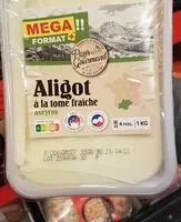 Mängden socker i Aligot à la tome fraîche d’Aveyron