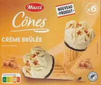 Mängden socker i Cônes crème brûlée