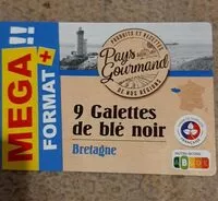 Mängden socker i 9 Galettes de blé noir Bretagne