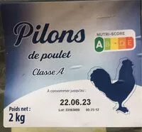Mängden socker i Pilons de poulets