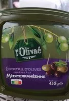 Mängden socker i Cocktail d'olives entières à la méditerranéenne