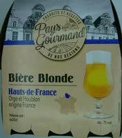 Mängden socker i Bière blonde haut de france