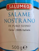 Mängden socker i Salame nostrano