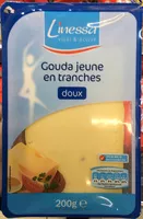 Mängden socker i Gouda jeune en tranches doux (18,8% MG)