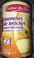 Mängden socker i Quenelles De Brochet Sauce Nantua x6