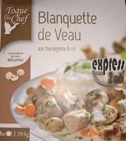 Mängden socker i Blanquette de Veau aux champignons & riz