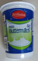 Mängden socker i Reine Buttermilch