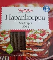Mängden socker i RYE CRISPBREAD