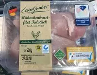 Mängden socker i Hähnchenbrustfilet Teilstück